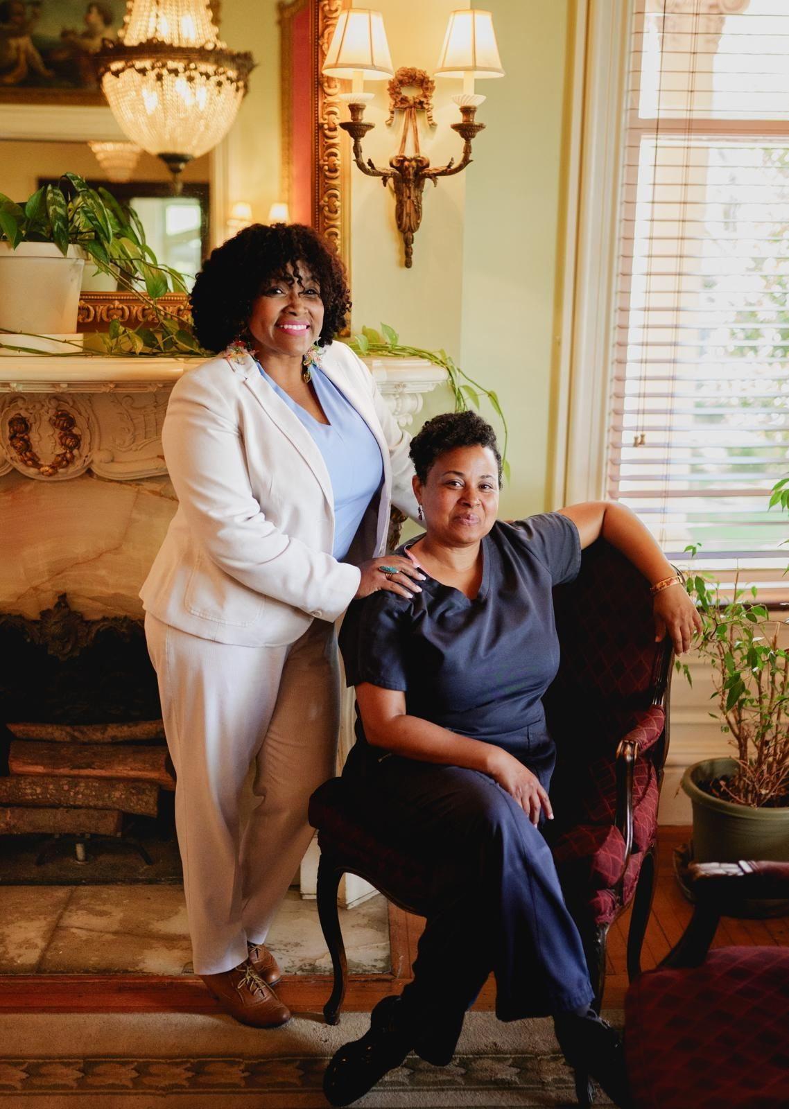Evangela J. Nichols-Gordon and Priscilla Nichols, co-founders of Healing Hands Foot Care